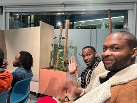A moment from the Black Boy Joy Club