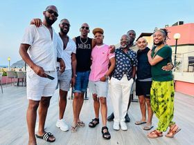 A moment from the Black Boy Joy Club